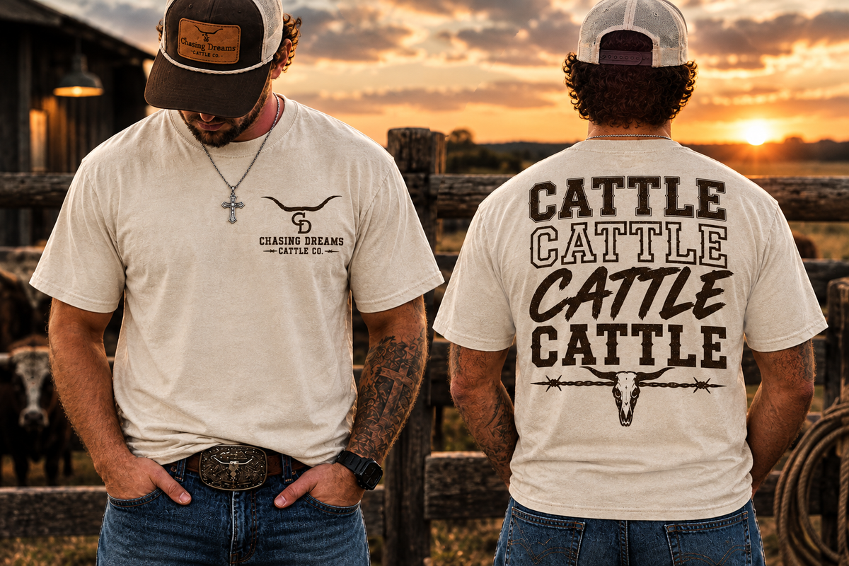 ' CATTLE ' TEE