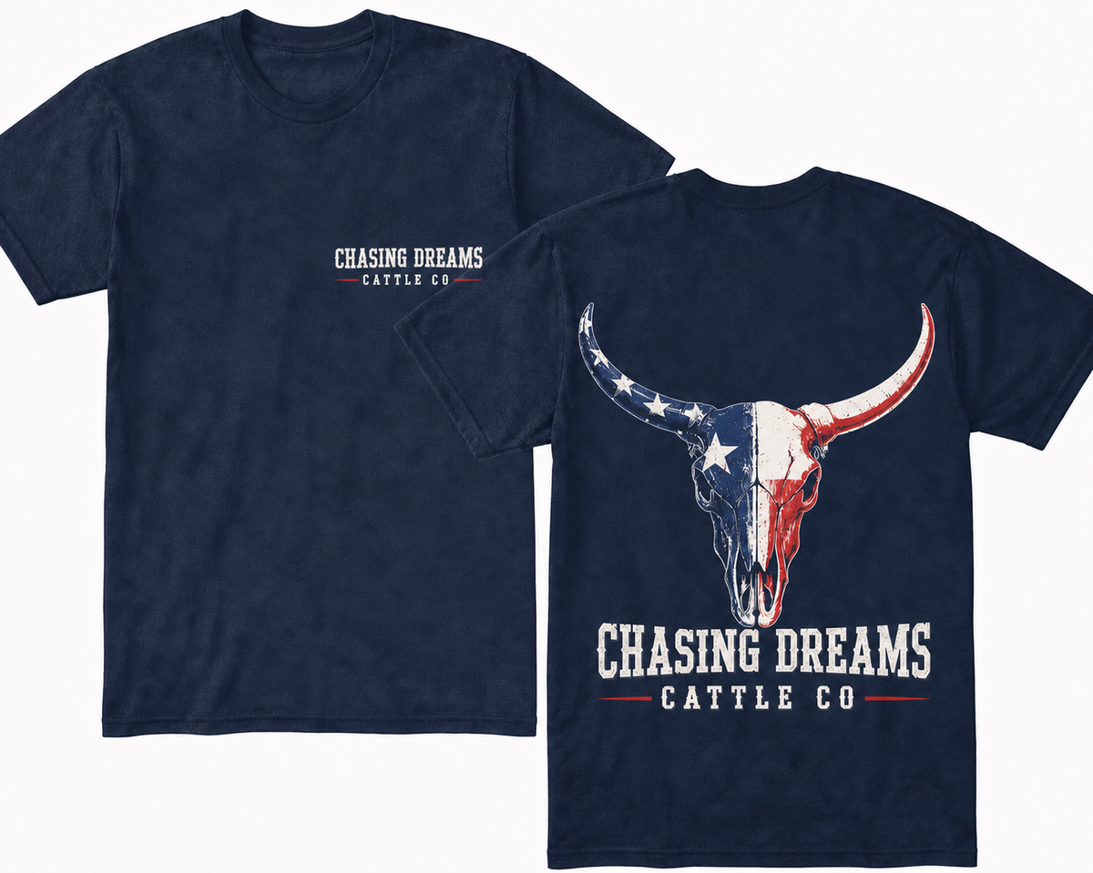 Short Sleeve Red, White and Blue