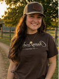 UNISEX BROWN LOGO SHIRT