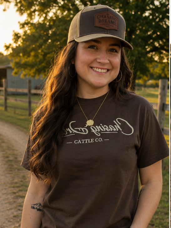 UNISEX BROWN LOGO SHIRT